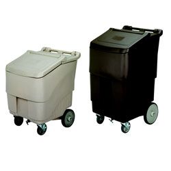 Portable Ice Bin 200 lb. Capacity Black