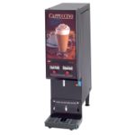 Cappuccino Dispenser compact, 2 Flavor, 3 lb. hoppers