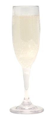 SAN Stemware, Champagne 6 oz. 8''H 24 per case