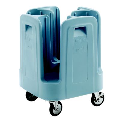 Dish Dolly 4 Columns Dish 9-1/2'', 23-9/16'' sq., 32''H