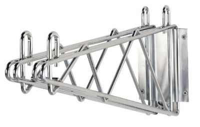 Chrome Wall Shelf Brackets Middle Bracket 14''