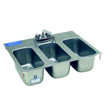 Drop-In Concession Sink 6 x 12 x 6 Bowls
