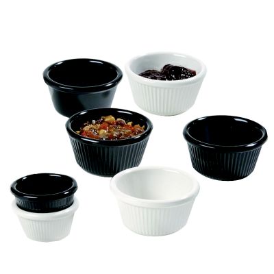Melamine Ramekin Smooth Sided 2 oz. Black 6 Dozen per case