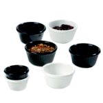 Melamine Ramekin Smooth Sided 2 oz. Black 6 Dozen per case - STOCKED ITEM