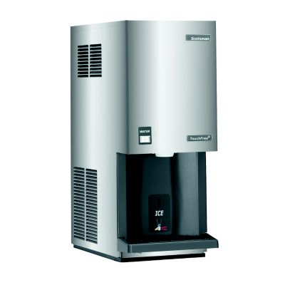 Scotsman Touch Free Flaked Ice Maker/Dispenser 392 Lbs. Max. Production with 12 lb. Bin