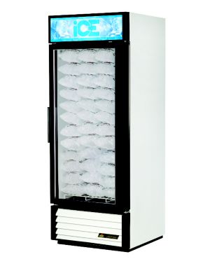 True Indoor Ice Merchandiser 26 cu ft, without 12'' basin