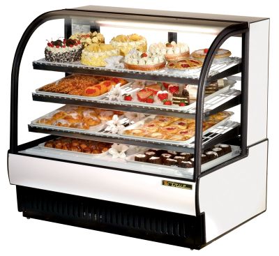 True Curved Glass Refrigerated Bakery Display Case 23.7 cu.ft