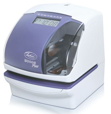 Lathem Electronic Time Recorder Heavy Duty, 6-3/4''W x 6-1/4''D x 8-1/4''H