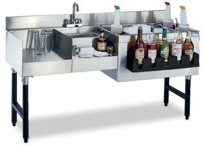 Supreme Challenger High Volume Speed Bar, 5'L, Right Hand Cocktail Unit