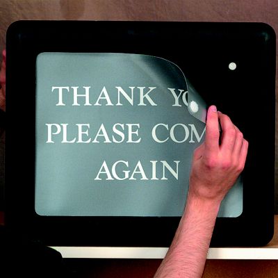 Multi-Purpose Pedestal Sign Clear Acrylic Cover, 14 x 11