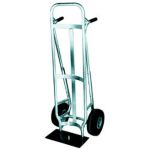 Aluminum Beverage Hand Truck Curved back 10 x 16 nose plate