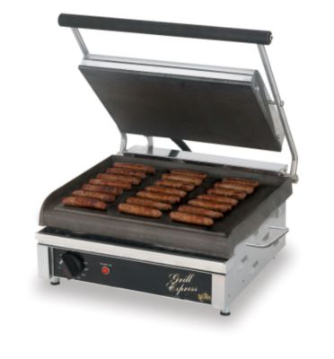 Star Grill Express Two-Sided Sandwich Grill 14'' x 10'' Smooth