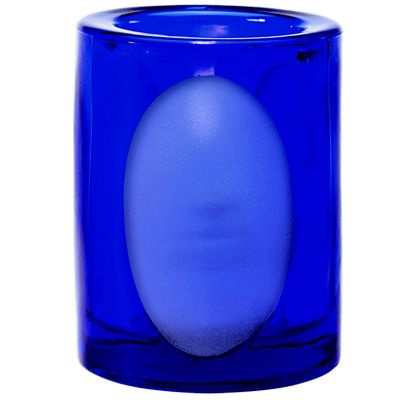 Square Lamp, Blue Dimple