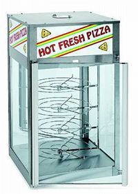Wisco Humidified Pizza Merchandiser 4 Rotating Shelves
