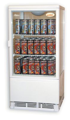 Four Sided Glass Countertop Merchandiser