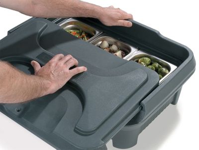 Slide N' Seal Pan Carrier Top Loader - Holds 6''D Pans