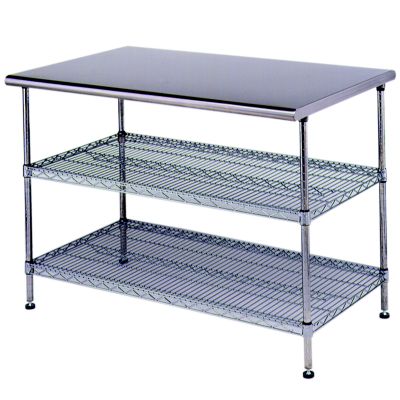 Adjustable Work Surface System without Overshelf 24'' x 48''