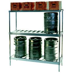 Keg Stacker Holds 10 Kegs, 93''W