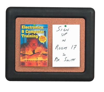 Multi-Purpose Pedestal Sign Cork Insert Surface, 14'' x 11''