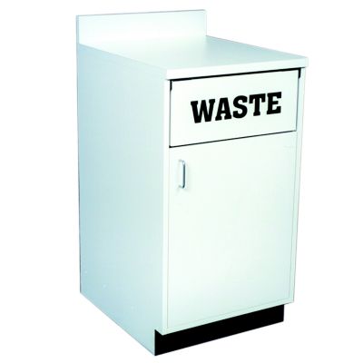 20'' Waste Receptacle With Container, Specify Standard Laminate