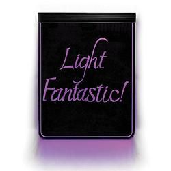 Multicolor Illuminated Message Board 19W x 25H. With Radius Corners
