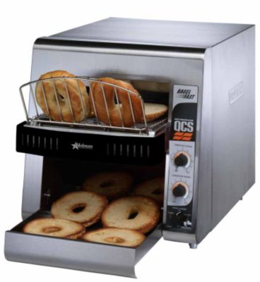 Holman Bagel Conveyor Toaster - 10'' Belt 1200 Bagel Halves Per Hour