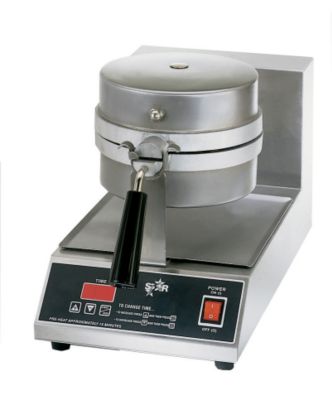 Single Belgian Waffle Baker, 8 Round Grids