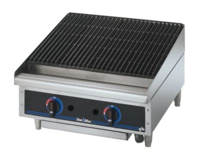 Star Max Broiler Lava Rock Broiler, 24''W
