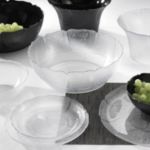 Petal Mist Clear Plastic Bowl 18 oz. 6 36 per case