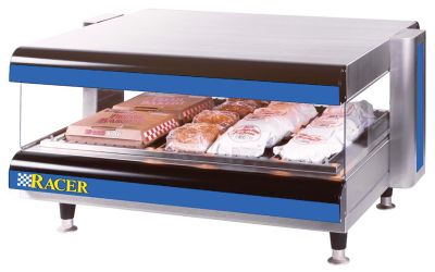 Racer Countertop Display Merchandiser Single Shelf - 30'' W
