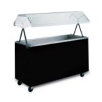 Vollrath Affordable Portable Cold Food Stations 60L, Black Vinyl