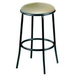 Designer Stool 16-1/2 Round Upholstered Seat Grade A, B or D, Waymar