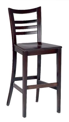 Barstool Modified LabberBack With Wood Seat, Waymar