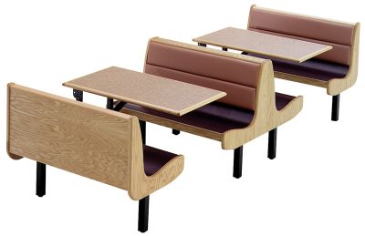 Briarwood Series Booth Wall Units 4 Passenger 44''W
