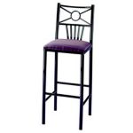 Designer Stool Metal Frame With Upholstered Seat Grade A, B or D, Waymar