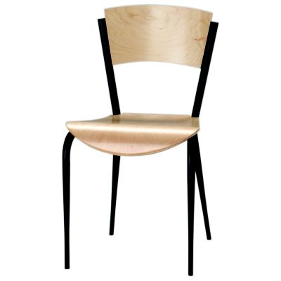 Designer Chair With Wood Seat and Back, Waymar