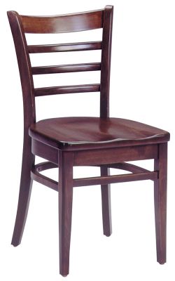 Chair LadderBack With Wood Seat, Waymar