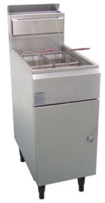 Gas-Fired Tube Fryer Natural Gas 35 Lb. Capacity