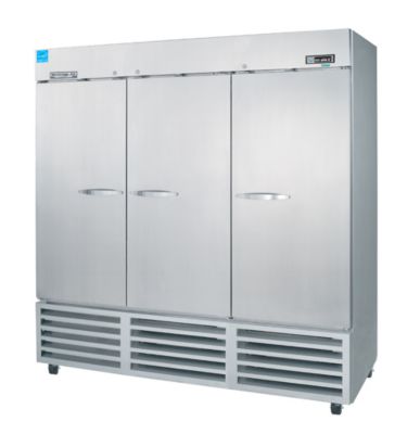 Beverage Air Refrigerator, Bottom Mount, 3 Door