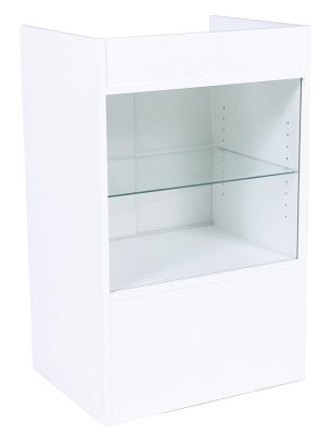 Cash Stand, Glass Front, 18'' D x 24''L, Specify Standard Laminates