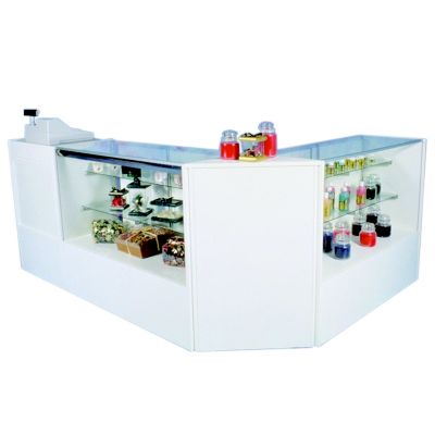 Display Showcase, 18'' D x 48''L, Specify Standard Laminates
