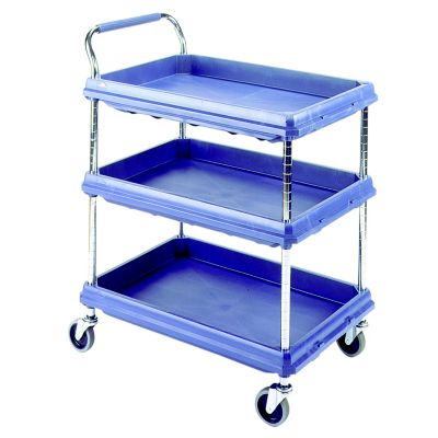 Utility Cart Deep Ledge Three-Shelf 20'' x 30''