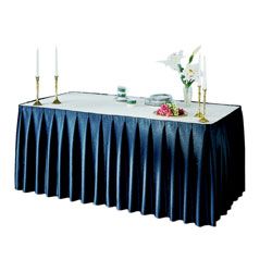 TruFinish Classic Twill Table Skirting Accordion Pleat- SOLD PER FOOT