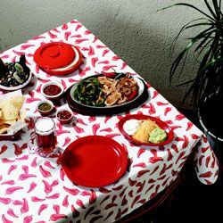 Designer Series Vinyl Tablecloth 42'' x 42''