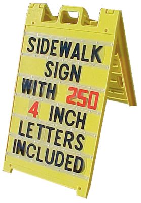 Sidewalk Sign Sidewalk Sign
