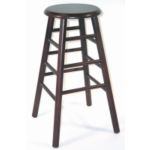 Barstool, Backless With Wood Seat, Old Dominion