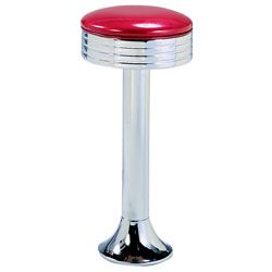Counter Stool Backless 15'' diameter, 30'', 24'' or 18'' Seat Height With Grade E Uph, Vitro