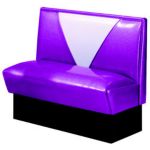 50's Booth V Back Single, Grade E Uph, Vitro