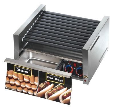 Star Grill-Max roller Grill & Bun Box 30 Hot Dog/ 32 Bun Capacity - Duratec