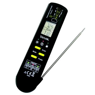 Waterproof Dual Temp. Thermocouple & Infrared Thermometer -67&deg; to 626&deg;F